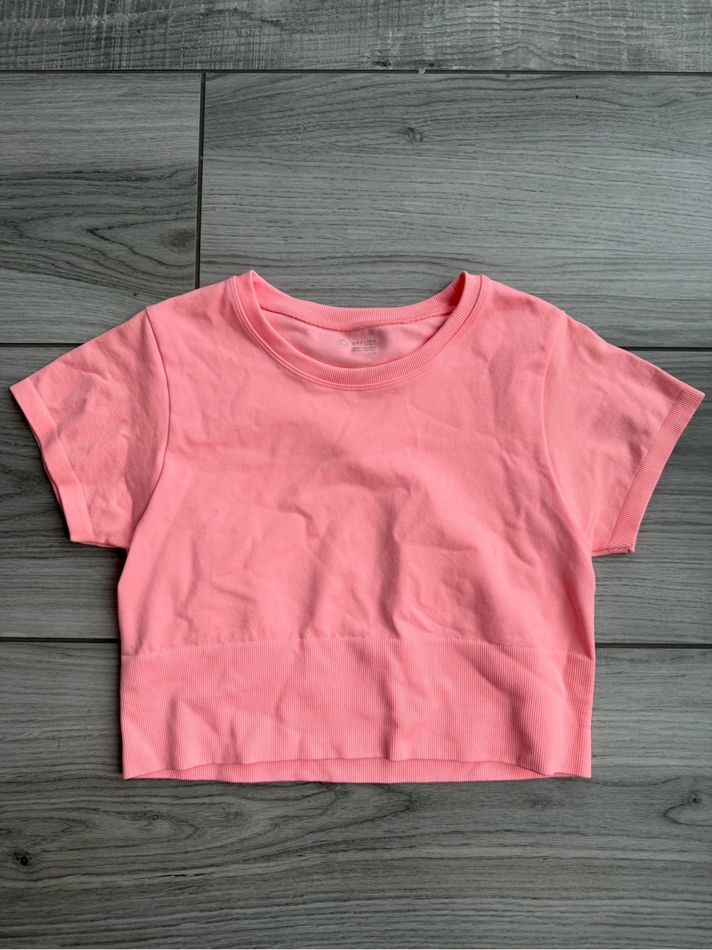 OFFLINE by Aerie Sidewalk Seamless Cropped T-Shirt